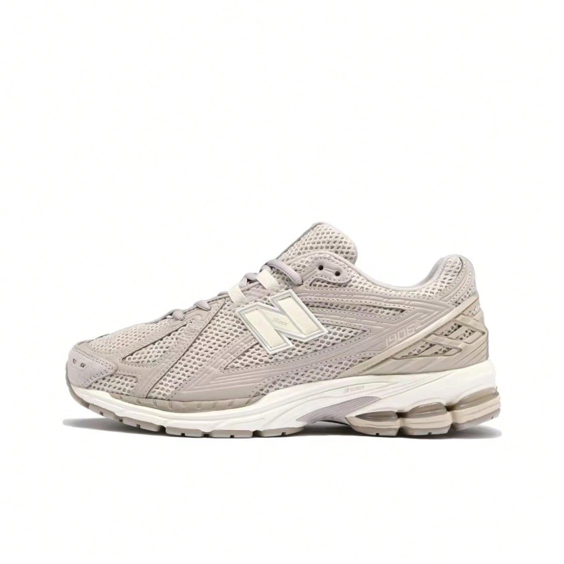 Men'S Shoes New Balance - NB 1906R 快適で通気性の良いローカットカジュアルシティ通勤ランニングシューズ、メンズ、グレー/ホワイト