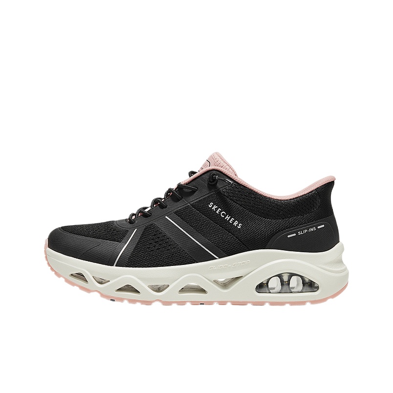 Men'S Shoes Low Top - スケッチャーズ ウォーキングシューズ レディース ローカット ブラック/ピンク 190114-BKPK