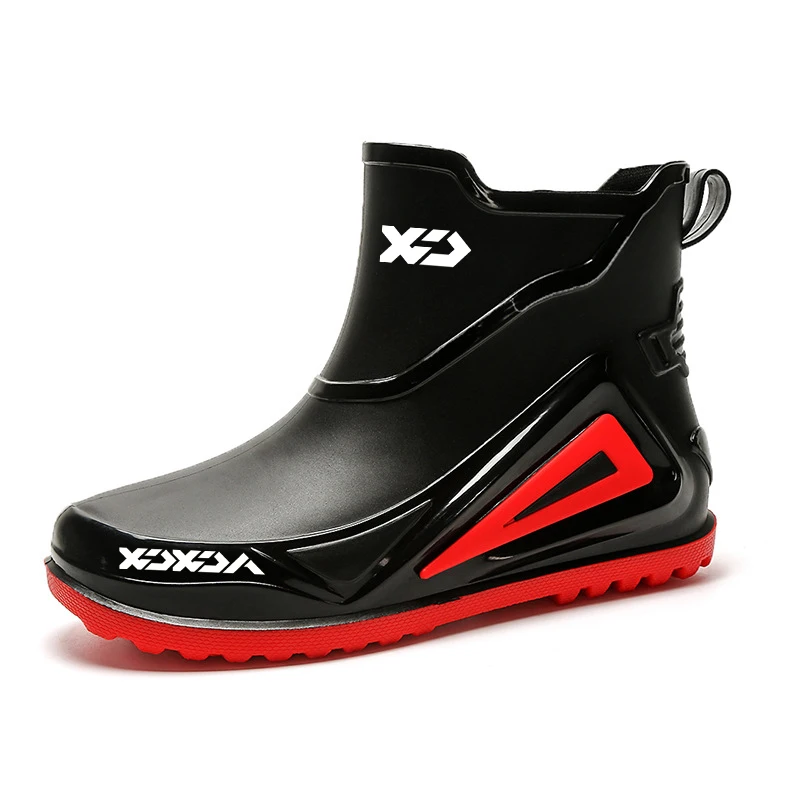 Men'S Shoes Water Resistant - 2026 新しい夏の男性防水屋外水ゴムウェーディングシューズブランド耐摩耗性レインブーツノンスリップ釣りハイキングシューズ