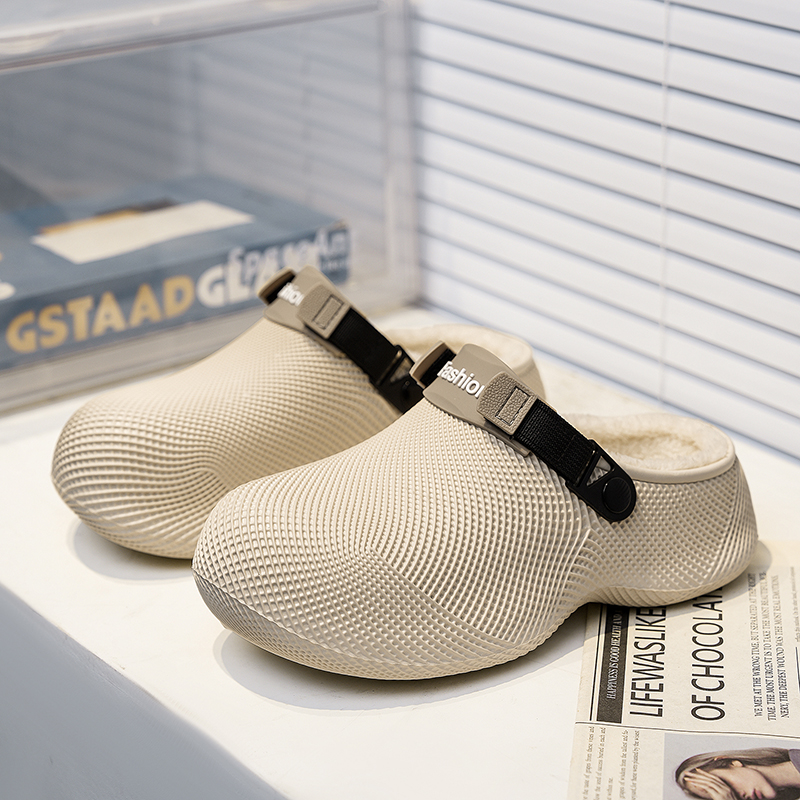 Men'S Shoes Water Resistant - 男女兼用で人気のコットン素材のスリッパ。新作の冬用、トレンド感あふれる、裏地がフリースで暖かく、厚みのある、かかとを保護するデザイン。防水性があり、滑りにくい、カップルで履けるコットンシューズ。