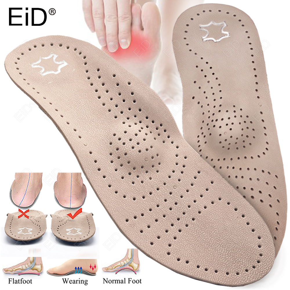 Men Shoes Eid - Eid-本革の整形外科用インソール,靴の健康のための本革のインソール,足底筋膜炎のためのアーチサポート
