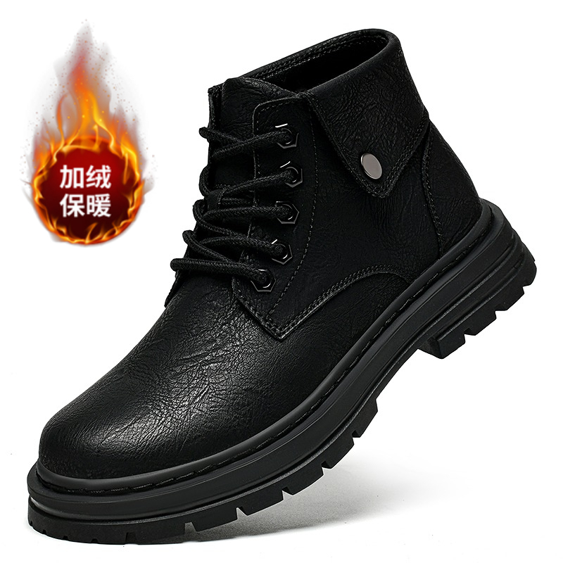 冬ブランドの豪華な暖かい綿の靴高品質のメンズ快適なレースアッ - Men'S Shoes Quality Brands のレビューと価格