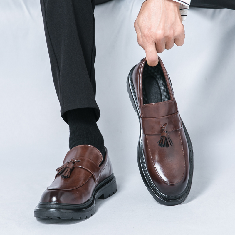 ファッションブランド メンズ ノンスリップ カジュアル レザ - Men'S Shoes Quality Brands のレビューと価格
