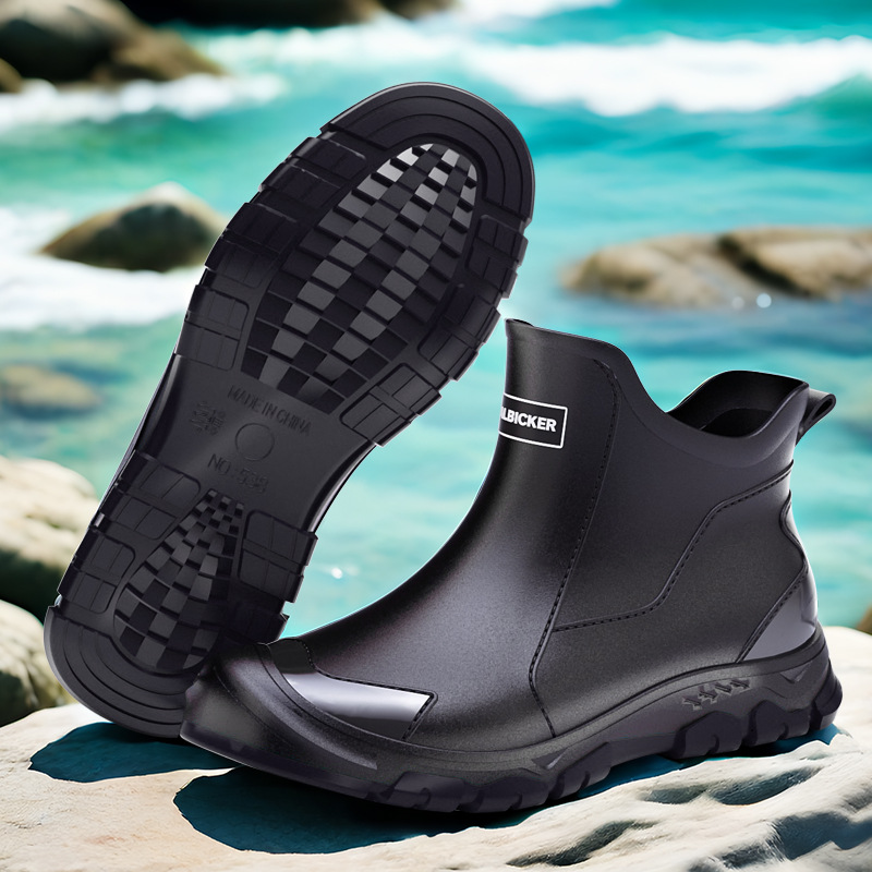 メンズショートレインブーツアーバンウォーターブーツ滑り止め耐 - Men'S Shoes Water Resistant のレビューと価格