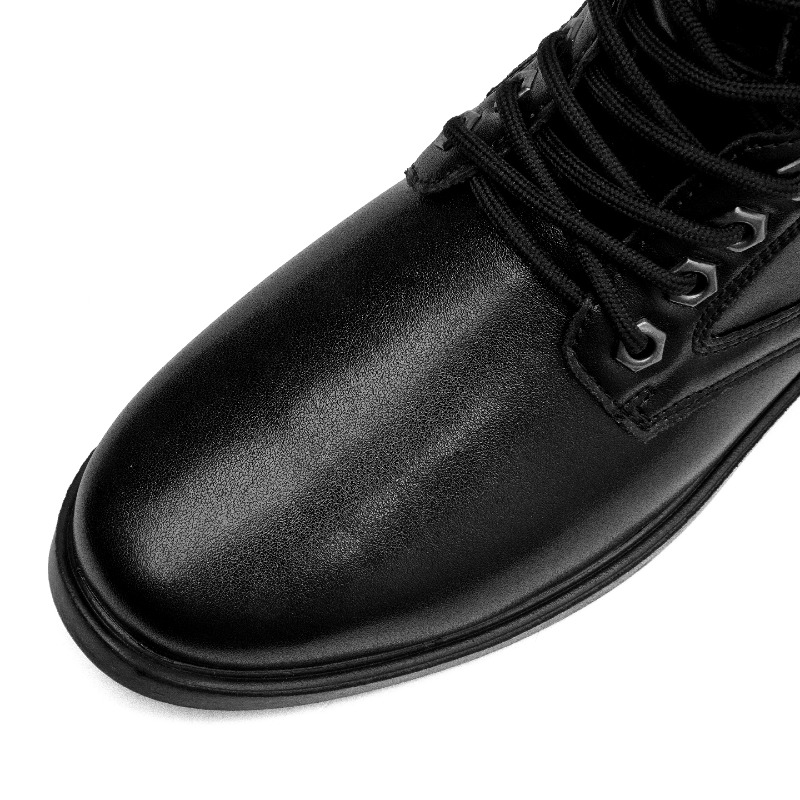 ハイカットレザーブーツ アウトドアタクティカルコンバットブー - Men'S Shoes For Work のレビューと価格
