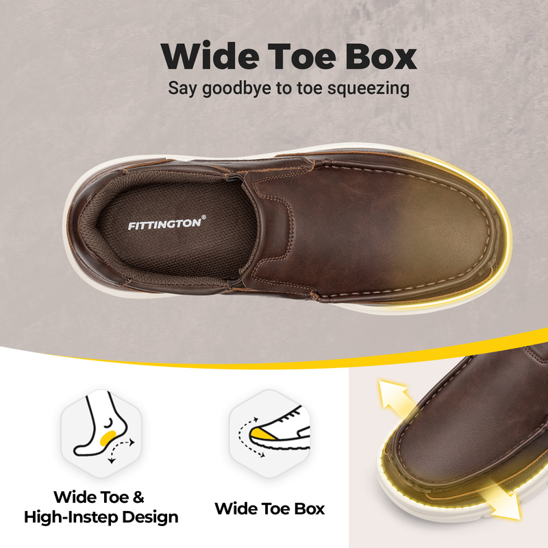 フィッティングトン メンズ スリップオン ドレスシューズ 幅 - Men'S Shoes Water Resistant のレビューと価格