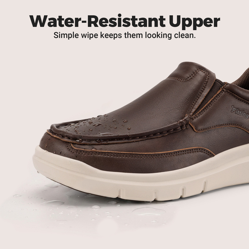 フィッティングトン メンズ スリップオン ドレスシューズ 幅 - Men'S Shoes Water Resistant のレビューと価格