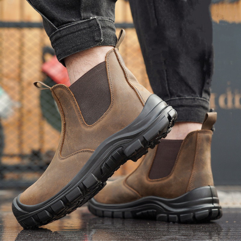 大きいサイズのメンズファッション、スチールトゥカバー付きワー - Men'S Shoes For Work のレビューと価格