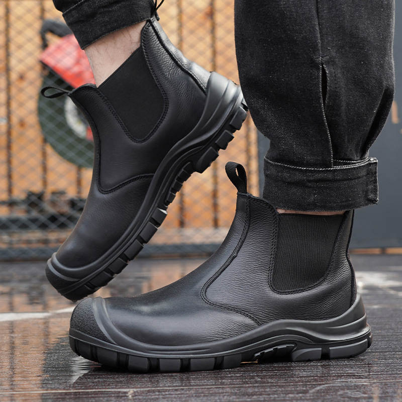大きいサイズのメンズファッション、スチールトゥカバー付きワー - Men'S Shoes For Work のレビューと価格