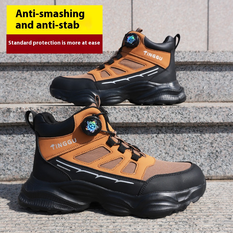 新作メンズ軽量安全靴。耐衝撃性、耐貫通性、防水性、耐摩耗性に - Men'S Shoes Water Resistant のレビューと価格