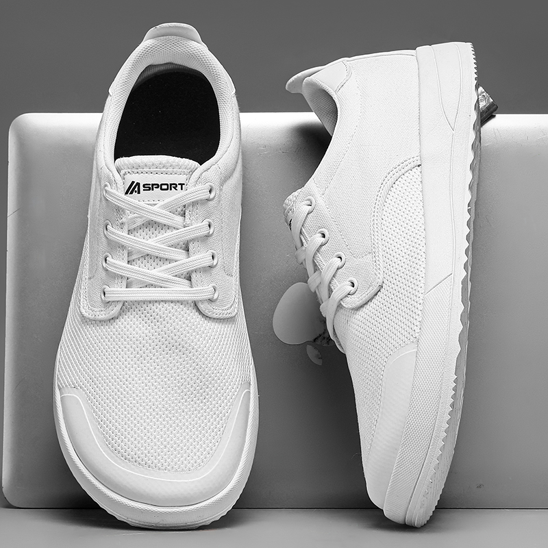 新しいユニセックスワイドシューズ通気性メッシュメンズベアフッ - Men'S Shoes Zero Drop のレビューと価格