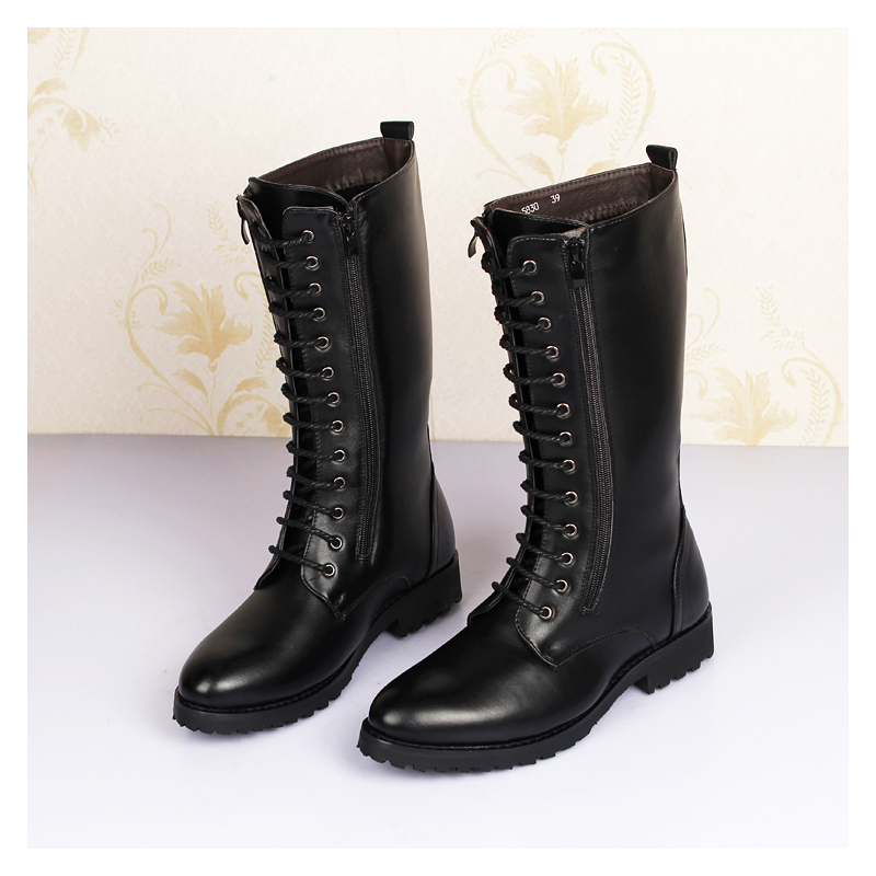 メンズ高級ファッションハイブーツステージナイトクラブドレス本 - Men'S Shoes Zipper のレビューと価格