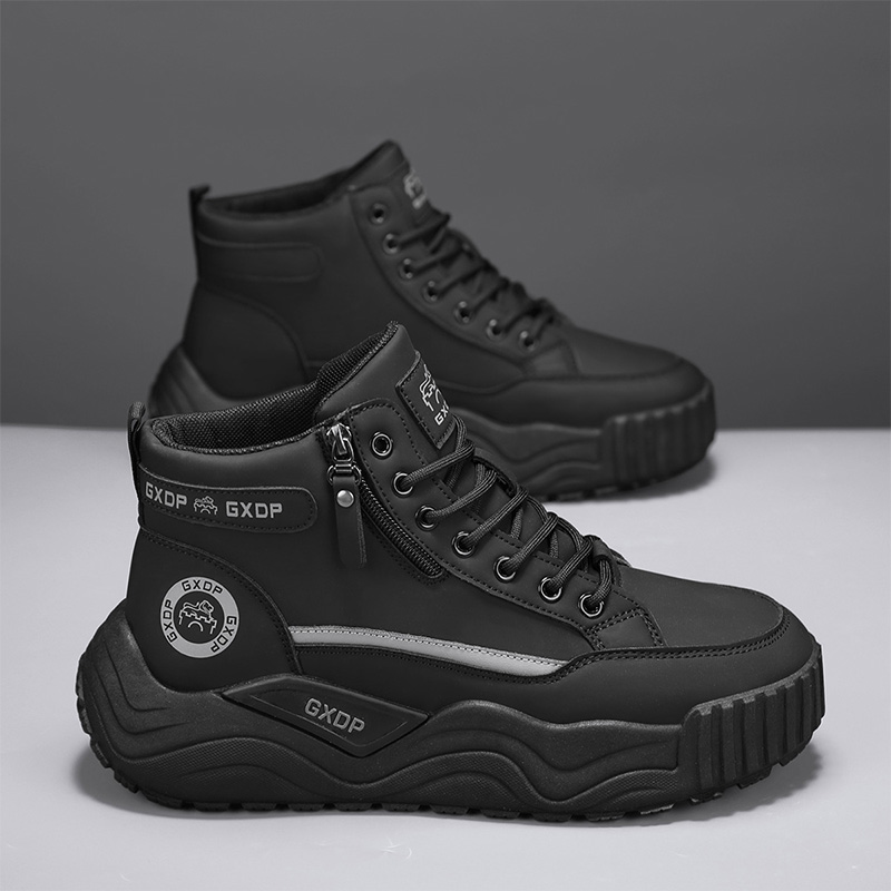 身長を高く見せるノンスリップシューズ メンズ ハイカット ホ - Men'S Shoes For Work のレビューと価格