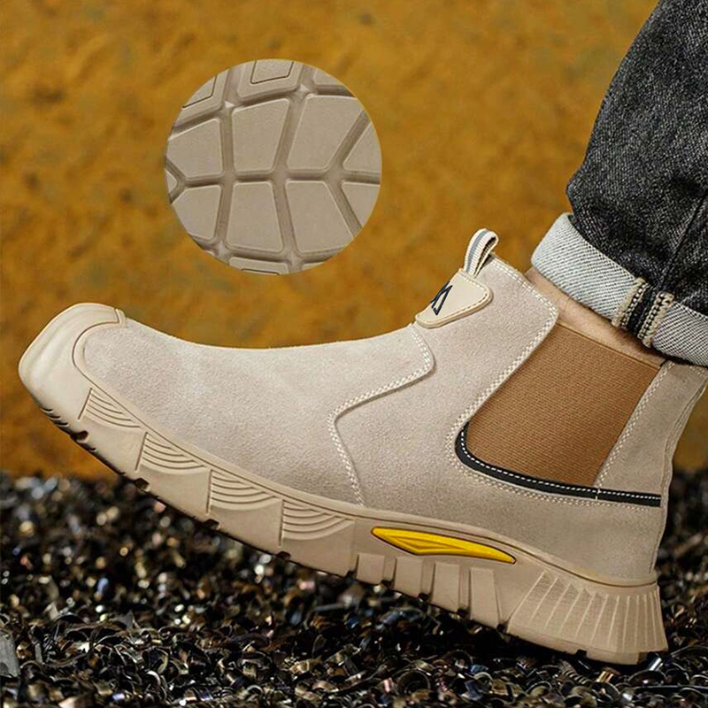 耐摩耗性と耐久性に優れたスチールトゥ作業靴（男女兼用）、耐衝 - Men'S Shoes For Work のレビューと価格