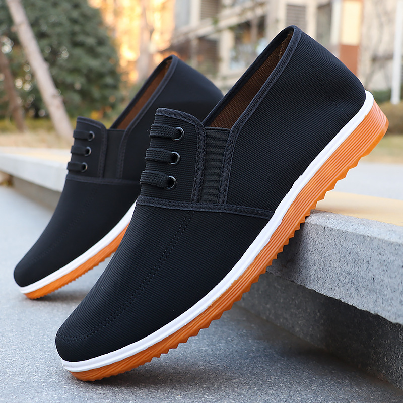 布靴、北京の伝統的な布靴、中高年男性向けの作業靴、カジュアル - Men'S Shoes For Work のレビューと価格