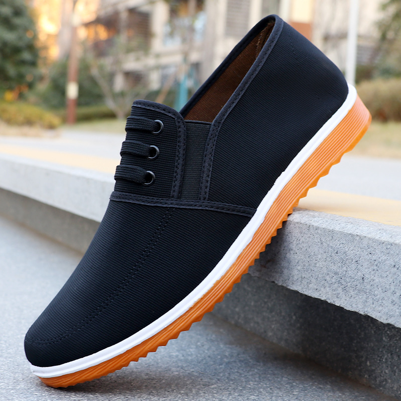 布靴、北京の伝統的な布靴、中高年男性向けの作業靴、カジュアル - Men'S Shoes For Work のレビューと価格