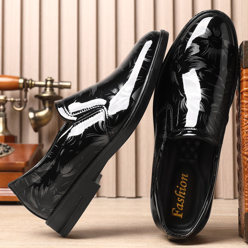 202 新しい革靴男性用花柄メンズフォーマルシューズ高級ビジ - Oxford Brogue Leather のレビューと価格