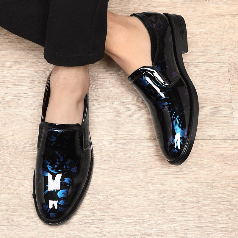 202 新しい革靴男性用花柄メンズフォーマルシューズ高級ビジ - Oxford Brogue Leather のレビューと価格