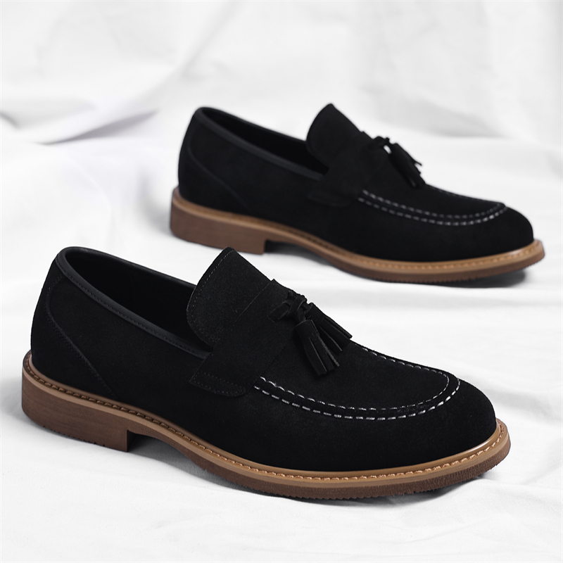 春の新作、高品質で快適なローヒールタッセルローファー、デザイ - Men'S Shoes Quality Brands のレビューと価格