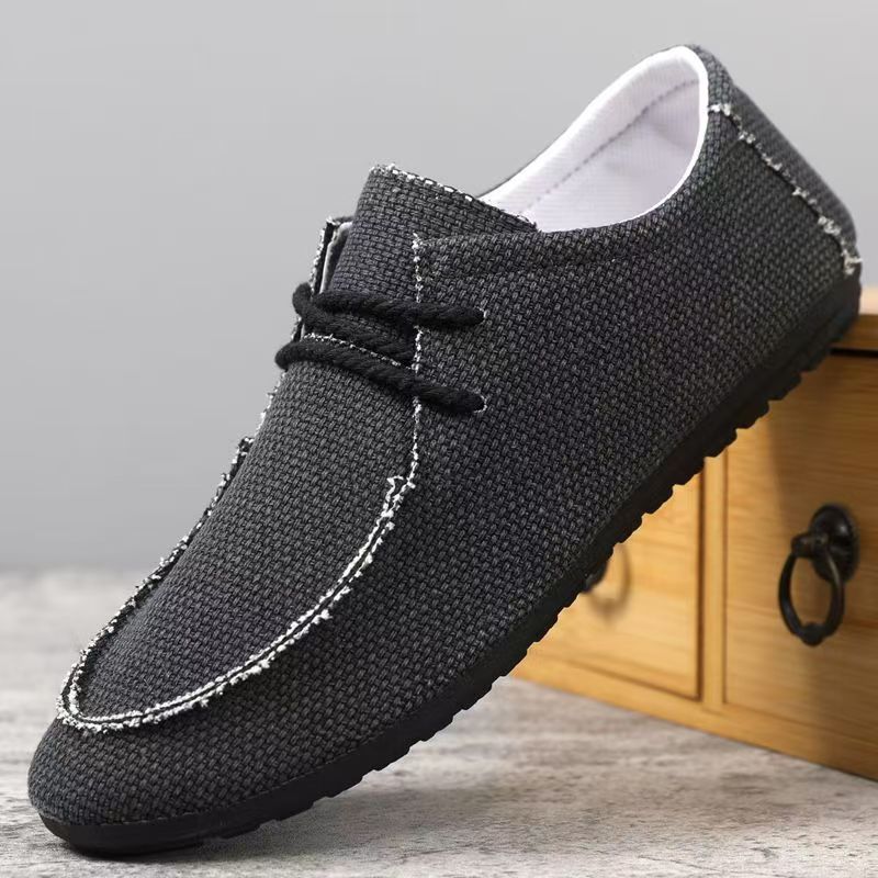 メンズビッグサイズレースアップキャンバスシューズ春秋新作ソフ - Men'S Shoes For Work のレビューと価格